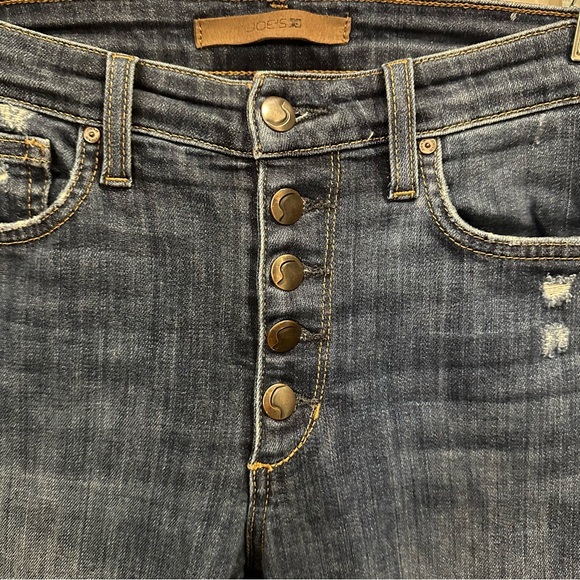 Joes Jeans High Rise Skinny Ankle Denim Button Fly Size 26 - Picture 3 of 4